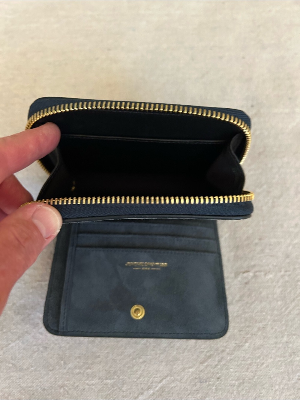 Jerome Dreyfuss André Bubble Night Blue Lambskin Wallet - Picture 7 of 10